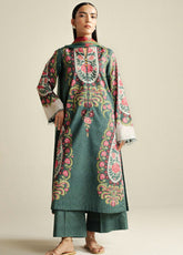 Coco Prints By Zara Shahjahan Printed Cambric 3 Piece Unstitched Suit CZS25PD4 D-9A SOL